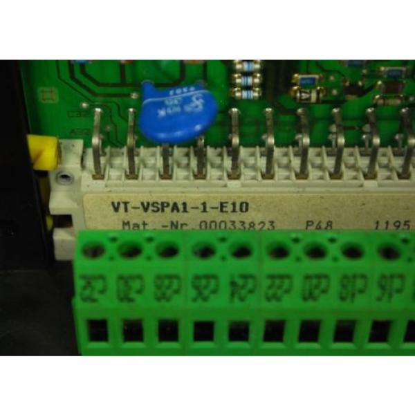 MANNESMANN Russia Singapore REXROTH VT-VSPA1-1-E10 PC Board Assembly Module VSPA1 #4 image