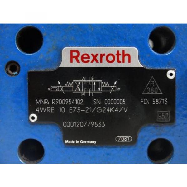 Rexroth France France R900954102 Proportional valve 4WRE10E75-21/G24K4/V #4 image