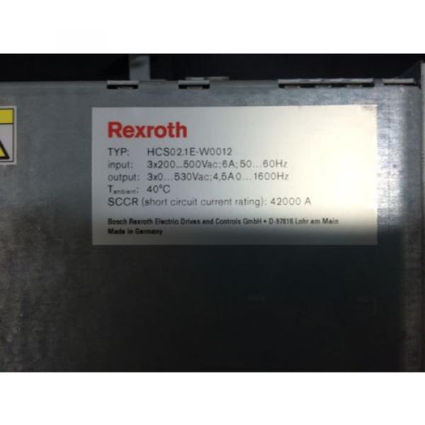 Rexroth Japan Egypt Indramat Servo Drive Amplifier - HCS02.1E-W0012-A-03-NNNN #4 image