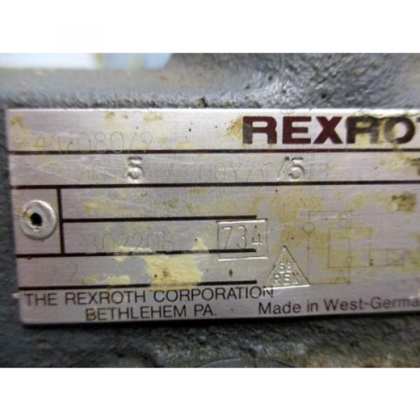 REXROTH Italy Germany DR10/542/100Y/V/5 PILOT OPERATED PRESSURE REDUCING VALVE #2 image