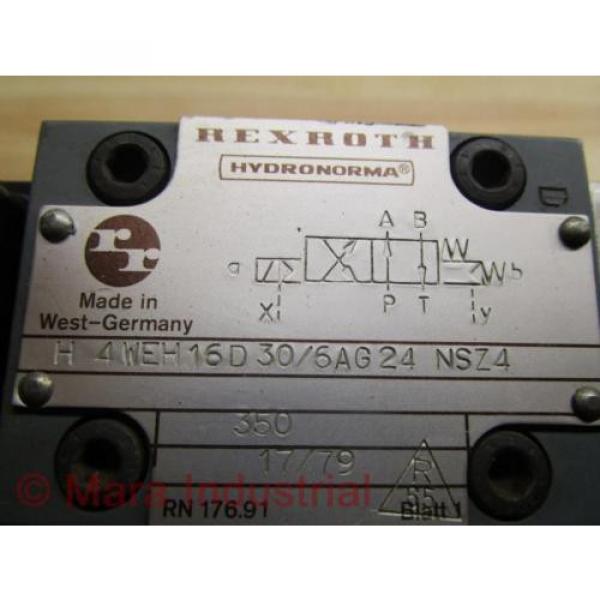 Rexroth Greece Italy H 4 WEH 16D 30/6AG24 NSZ4 Directional Control Valve - Used #3 image