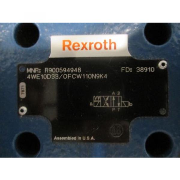 RexRoth Australia Italy Two-Way Directional Spool Valve - P/N: R900594948, Model: 4WE10D33 #6 image
