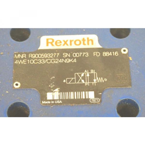NEW Mexico Italy REXROTH 4WE10C33/CG24N9K4 DIRECTIONAL CONTROL VALVE R900593277 #2 image