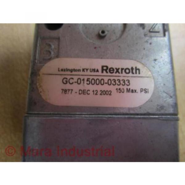Rexroth India India GC-015000-03333 Directional Valve GC01500003333 - New No Box #2 image