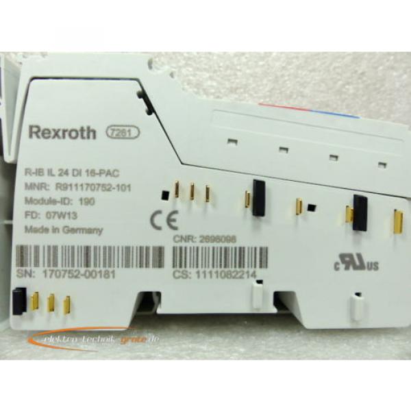 Rexroth Greece USA R-IB IL 24 DI 16-PAC Modul R911170752-101 &gt; ungebraucht! &lt; #2 image
