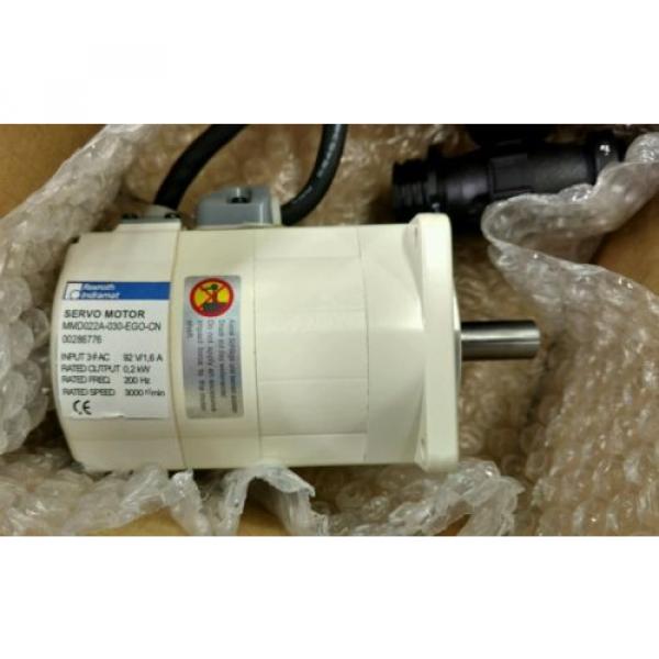 REXROTH India Mexico INDRAMAT SERVO MOTOR MMD022A-030-EGO-CN *NEW IN BOX* #4 image