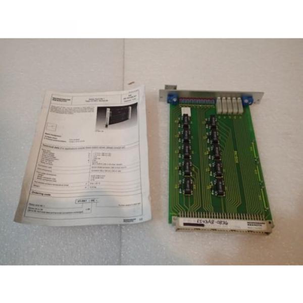 WARRANTY Russia France REXROTH RK1S 3X VT-RK1-30 3X ES43A8-0836 RELAY AMPLIFIER CARD #1 image