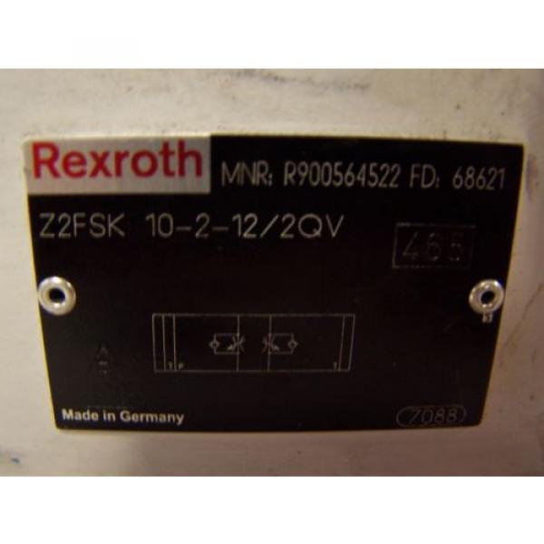 NEW Dutch India REXROTH DOUBLE THROTTLE HYDRAULIC CHECK VALVE Z2FSK 10-2-12/2QV #2 image
