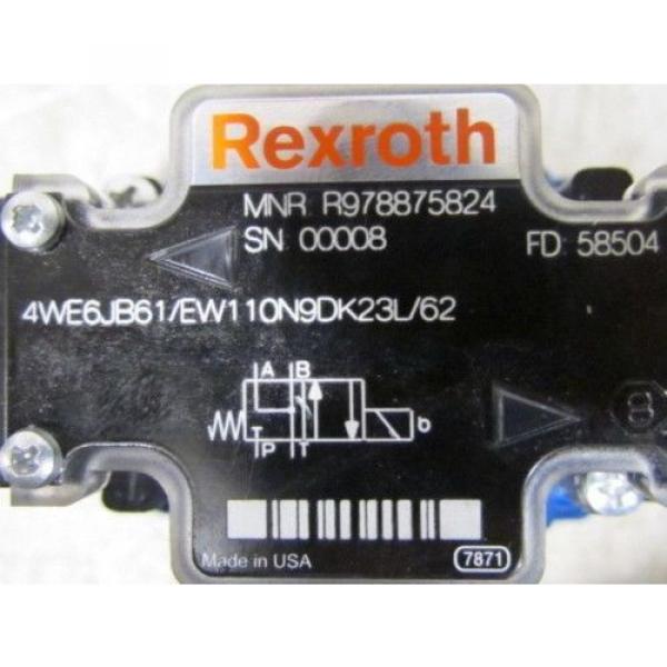 Rexroth Australia India R978903768 4WEH16EB72/6EW110N9DK23L Valve NEW #8 image