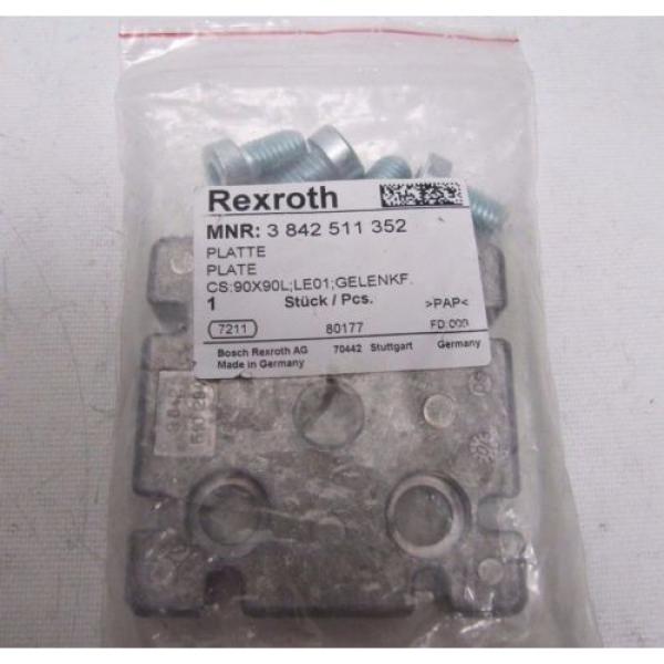 (NEW) France china Bosch Rexroth 90X90 Extrusion End Plate CS:90X90L;LE01;GELENKF 3842511352 #1 image