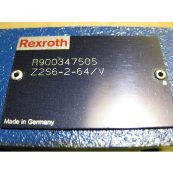 Rexroth Canada USA Z2S6-2-64/V Hydraulic Check Valve R900347505 #2 image