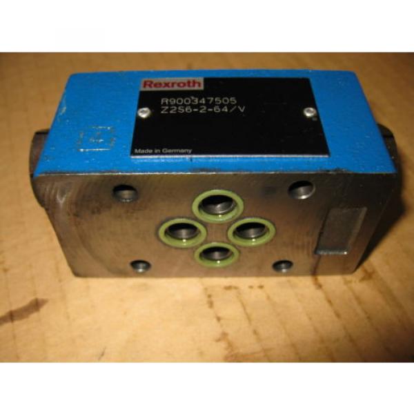 Rexroth Canada USA Z2S6-2-64/V Hydraulic Check Valve R900347505 #4 image