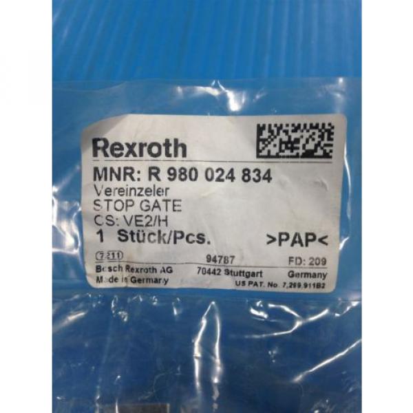 NEW France Greece REXROTH R 980 024 834 STOP GATE VE2/H (A9) #2 image