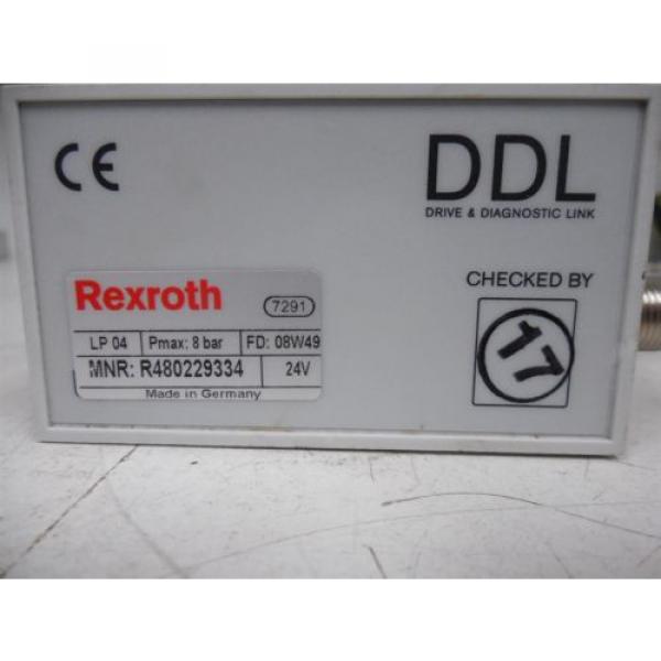 USED Rexroth R480229334 DDL LP04 Series Valve Terminal System Module 0820062101 #3 image