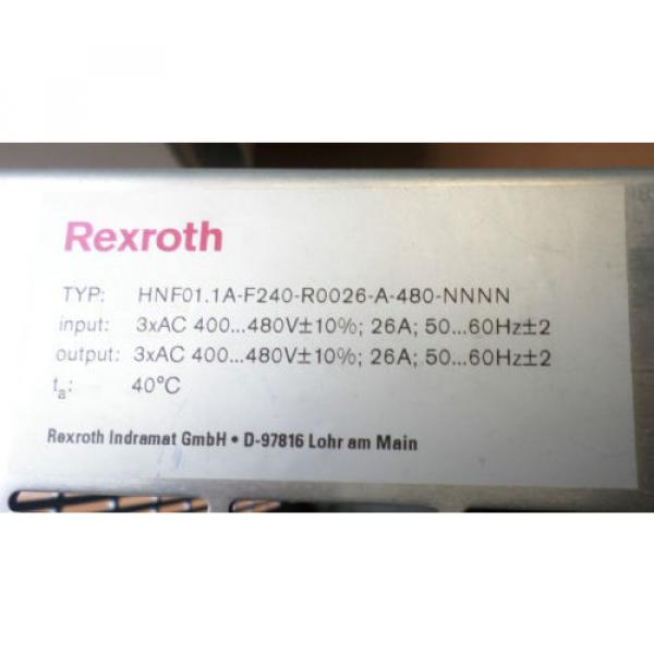 Rexroth Japan France Netzfilter HNF01.1A-F240-R0026-A-480-NNNN #2 image