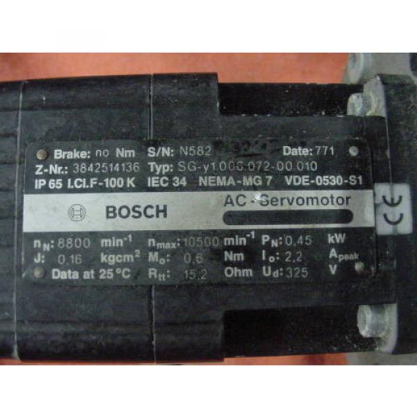 Bosch India Germany Rexroth CNC Indexer Harmonic Drive Assembly w/Servo Free Shipping! #2 image