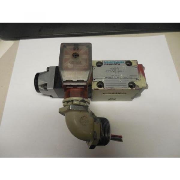 REXROTH Mexico Greece SOLENOID VALVE 4WE6D51/AW110N9Z55L w/ WU35-4-A 304 #1 image