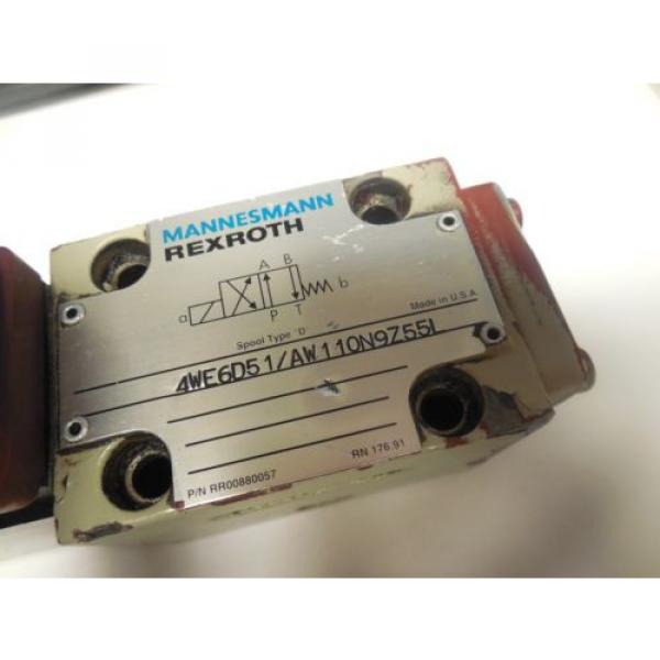REXROTH Mexico Greece SOLENOID VALVE 4WE6D51/AW110N9Z55L w/ WU35-4-A 304 #2 image