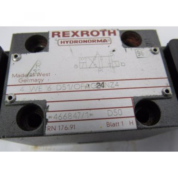 REXROTH Russia Germany 4 WE 6 D51/OFAG24NZ4 D50 24V DC 26W HYDRONORMA VALVE #2 image