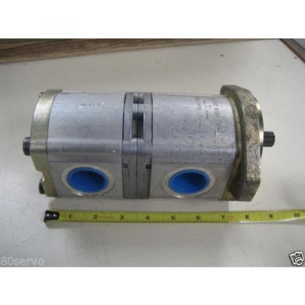 REXROTH Italy Mexico HYDRAULIC PUMP 7878   MNR 9510-290-333 Special Purpose Dual Outlet NEW #3 image