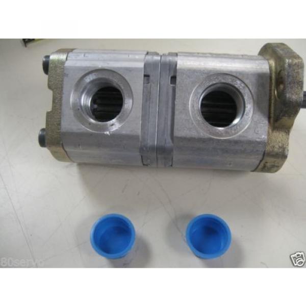 REXROTH Italy Mexico HYDRAULIC PUMP 7878   MNR 9510-290-333 Special Purpose Dual Outlet NEW #9 image