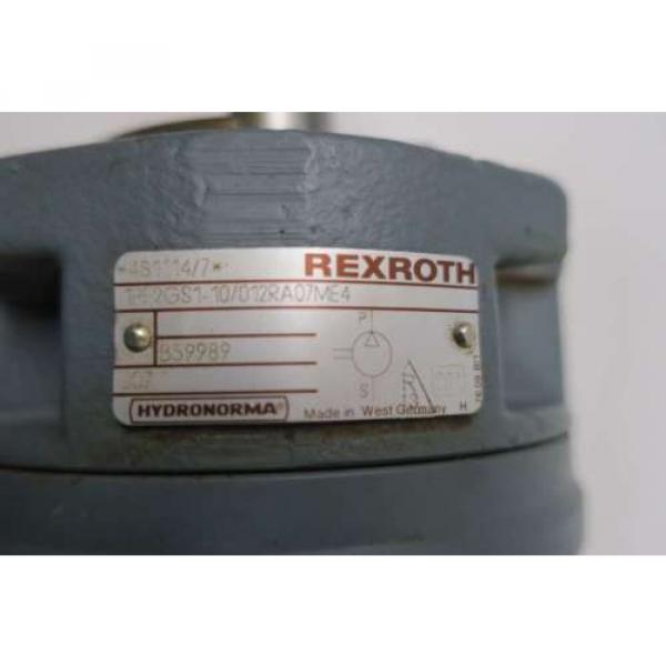 REXROTH 1PF2GS1-10/012RA07ME4 HYDRAULIC GEAR pumps D539251 #6 image