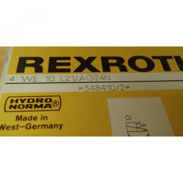 Rexroth Greece Canada Directional Control Valve 4-WE-10-L21/AG24N_4WE10L21AG24N_348410/2 F26 #4 image