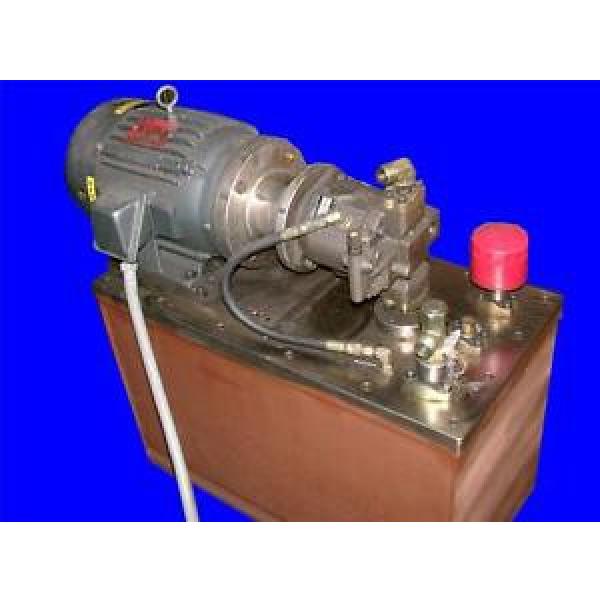 VERY NICE 3 HP REXROTH HYDRAULIC pumps MODEL AA10VS028DRG/31R-PKC62N00 460 VOLTS #1 image