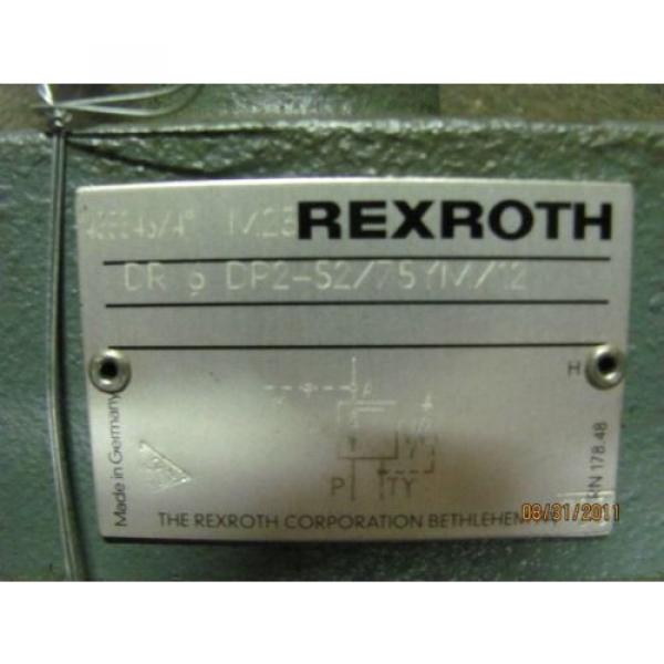 Rexroth Canada Russia DR 6 DP2-52/75YM/12 Pressure Reducing Valve NEW #2 image