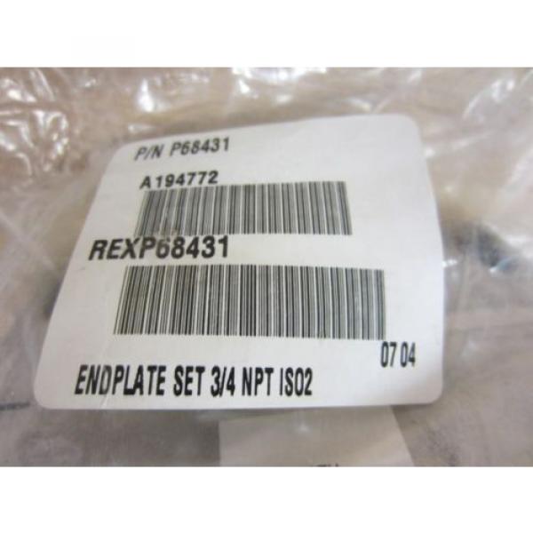 Rexroth Mexico Singapore Bosch Group P68431 End Plate - New No Box #2 image