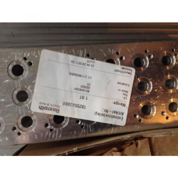 Rexroth Korea Japan valve Manifold and 6 x 0820 038 152 valves #2 image