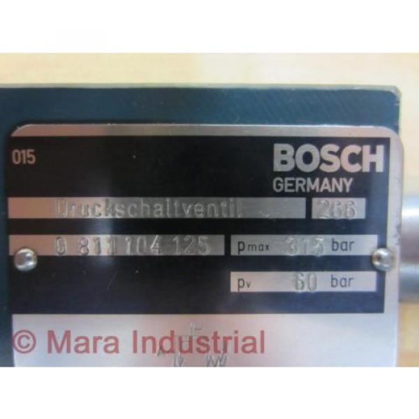 Rexroth Egypt Italy Bosch Group 0 811 104 125 0811104125 Pressure Valve - New No Box #4 image