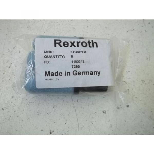 LOT India USA OF 5 REXROTH R412007716 SILENCER *NEW IN A BAG* #1 image
