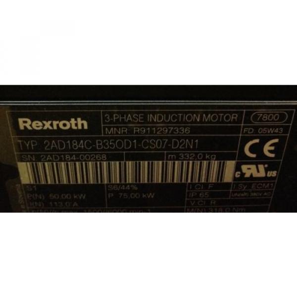Rexroth China Russia 3 phase Induction Motor 2AD184C &#034;NEW&#034; #5 image
