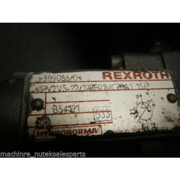 Rexroth Germany Germany Motor Pump Combo 1PV2V5-22/12RE01MC70A1 15_389086/0 #9 image
