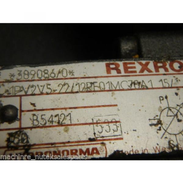 Rexroth Germany Germany Motor Pump Combo 1PV2V5-22/12RE01MC70A1 15_389086/0 #10 image
