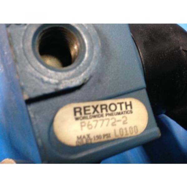 USED Mexico Canada REXROTH P67772-2 CONTROL VALVE AND BIMBA FLAT-1 FS-501.5 CYLINDER (G2) #3 image