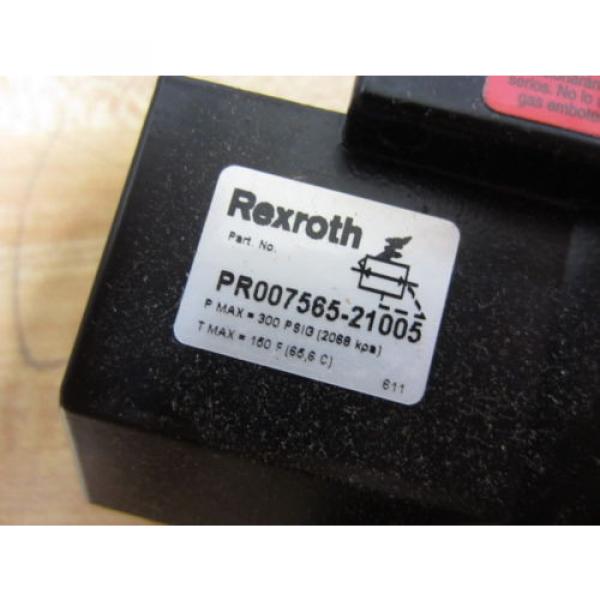 Rexroth Australia Italy PR007565-21005 PR00756521005 Regulator #4 image