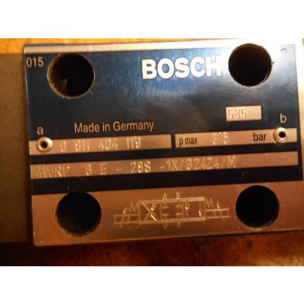Bosch 0811404119 4WRP 6E-28S-1X/G24Z4/M Valve W/ 0831006057 Coil 9VDC 2,45A #2 image