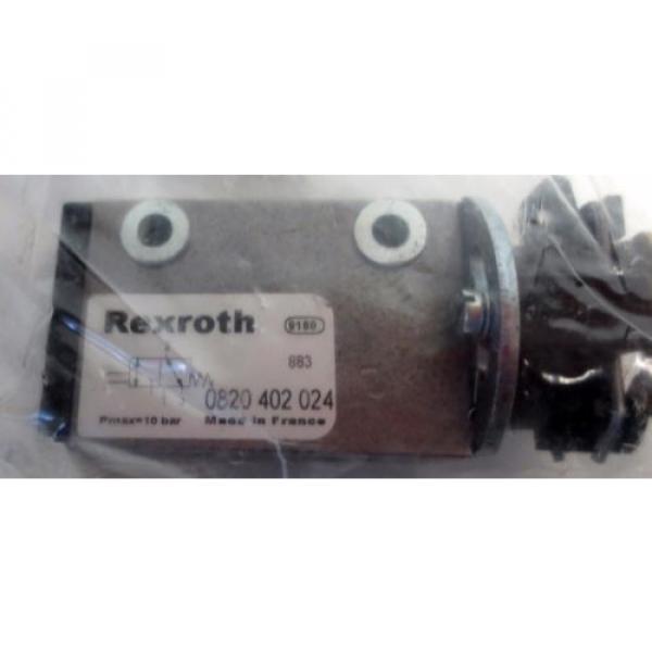 NEW India USA Rexroth 3/2 manually operated Panel Mount Valve 0820402024 , P max-10bar #3 image