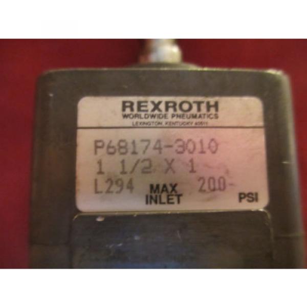 Bosch Russia Singapore RexRoth P68174-3010, L294, Pneumatic Cylinder, 1 1/2 x 1, 200PSI #2 image