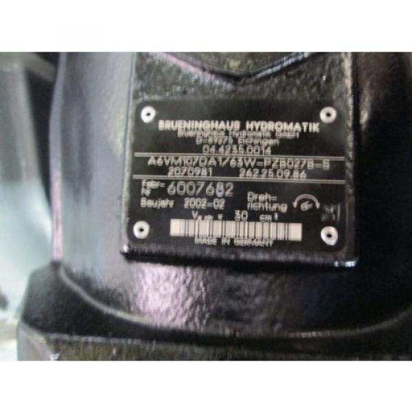 origin Rexroth Hydraulic Motor A6VM107DA6/63W-PZB027B R902070981 #2 image