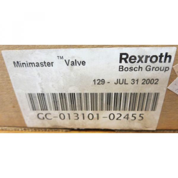 Rexroth Dutch china GC 013101-02455 Minimaster Valve #2 image