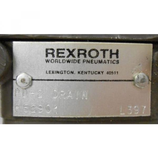 REXROTH, PILOT AIR CONTROL VALVE, P52901, PD-2 DRAIN, 250 PSI MAX #2 image