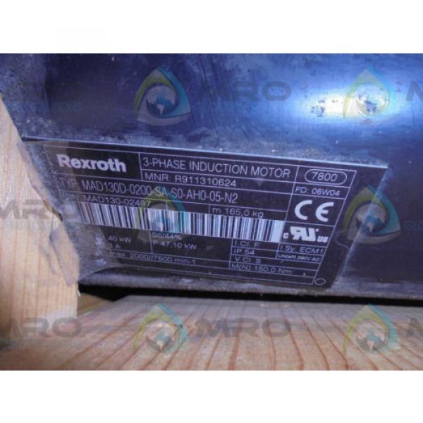 REXROTH USA India MAD130D-0200-SA-S0-AH0-05-N2 3-PHASE INDUCTION MOTOR *NEW IN BOX* #1 image