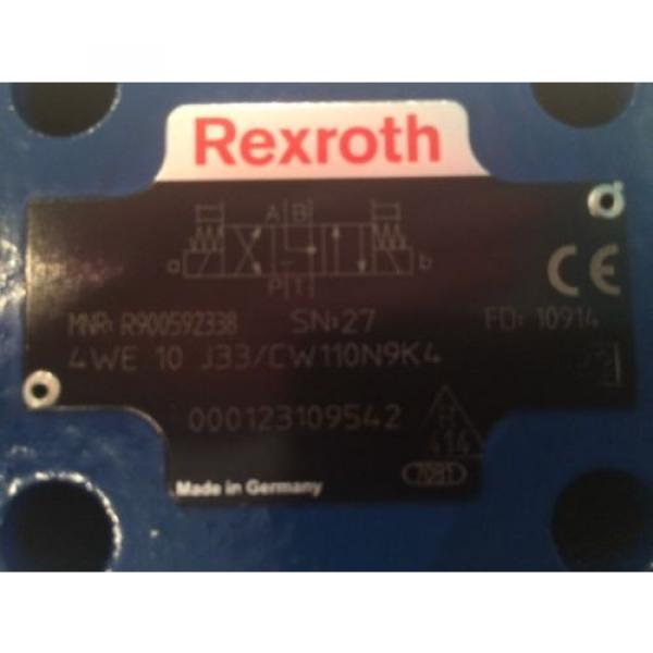 REXROTH 4WEJ33/CW110N9K4 DIRECTIONAL VALVE, 4/3, #039;J#039; SPOOL, WITH 110V COILS #2 image