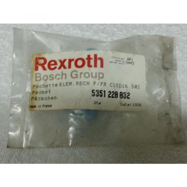 Rexroth Canada Canada Bosch 5351 220 032 Element Only C15-D16 5Mic - NOS Surplus #1 image