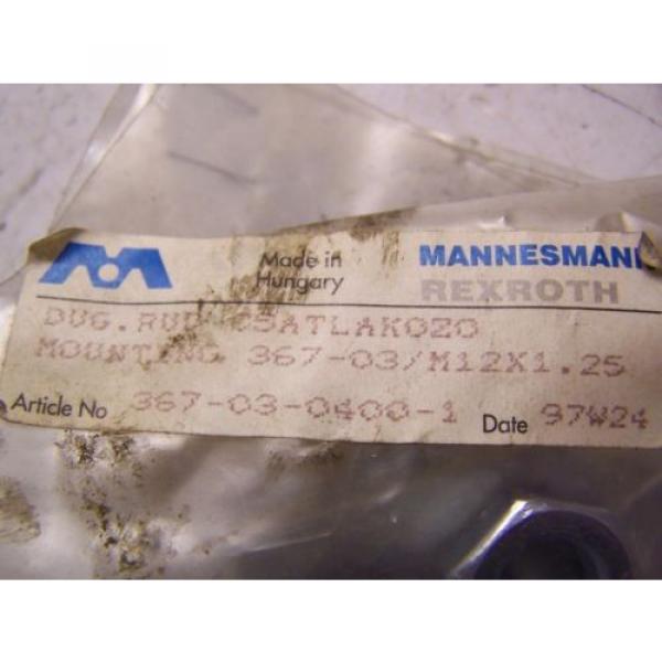 NEW Canada India MANNESMAN REXROTH PISTONROD ADAPTER TYPE 5 &amp; 367-29-0400 MOUNTING &amp; NUT KIT #3 image
