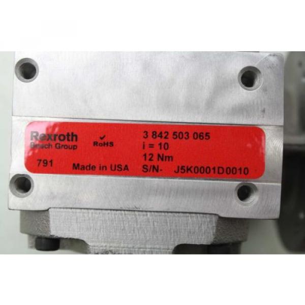 Rexroth Japan Japan Bosch 3-842-503-065 Worm Gear Reducer 10:1 Ratio / 11mm Shaft Diameter #7 image