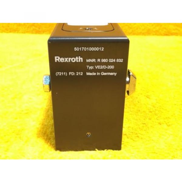 ***NEW*** USA Germany REXROTH R 980 024 832 PNEUMATIC STOP GATE TYPE VE2/D-200 #8 image